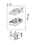 68465571AA - Electrical: Power Distribution Center Cover for Mopar Image