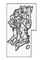 213502M830 - Engine: Timing Cover for Hyundai Image image