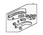 60810S3VA02ZZ - : Lower Rail for Honda: Pilot Image
