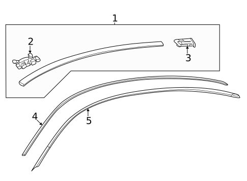 Exterior Trim - Roof for 2019 Mercedes-Benz AMG GT S #1