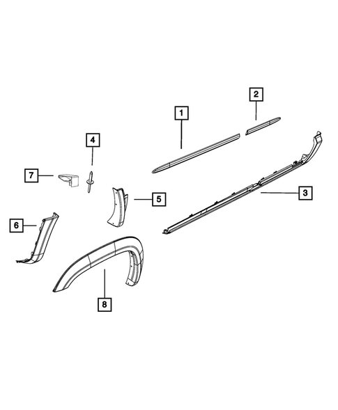 Moldings and Ornamentation for 2010 Dodge Dakota #0