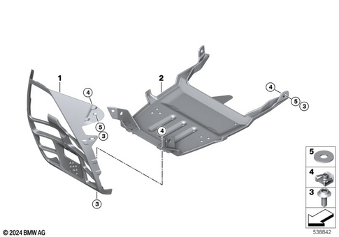 Motorcycle Trim Section, Windshield for 2024 BMW-Motorrad CE #23