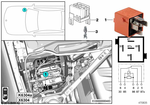 12631742690 - Vehicle Electrical System: Relay Changer Salmon Red for BMW Image