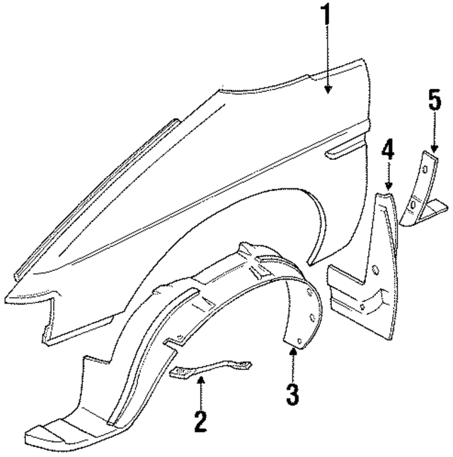 F311330R30 - Body: Fender for Nissan: Axxess Image