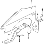F383031R00 - : Mud Guard for Nissan Image
