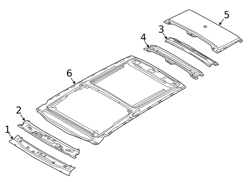 Roof & Components for 2019 Kia Sorento #1