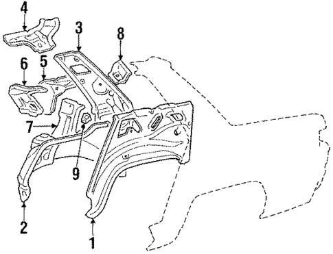 Inner Components for 1986 Mitsubishi Galant #0