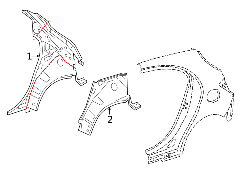 Inner Structure for 2016 Mercedes-Benz GLA250 #0