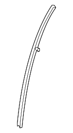 72731SHJA01 - : 2005-2010 Honda Odyssey - Sash R Rear Door Quarter for Honda: Odyssey Image