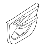 T4K4581 - Body: Door Trim Panel for Jaguar: I-Pace Image