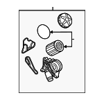 11428683206 - Engine: Oil Filter Housing for BMW Image
