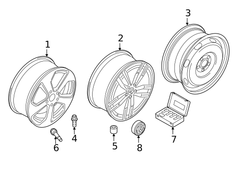 Wheels for 2019 Volkswagen Golf Alltrack #0