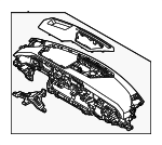 84701DO000RBQ - Body: Instrument Panel for Kia Image