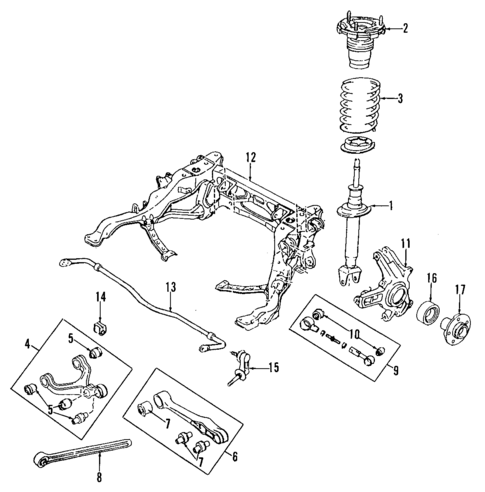 Rear Suspension for 1995 Mazda RX-7 #0