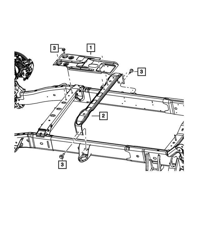 6506971AA - Frame, Bumper and Fascia: Hex Flange Head Tapping Screw &amp; Washer for Mopar Image