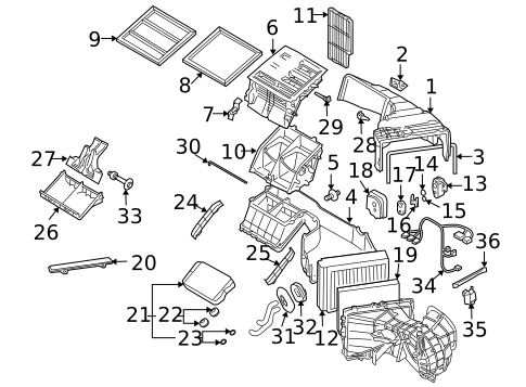 Heater for 2005 Porsche Cayenne #0
