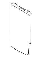 95557231300 - HVAC: Duct Cover for Porsche: Cayenne Image