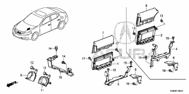 Control Unit (Engine Room) (1) (1) for 2014 Acura ILX #0