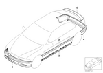51132267003 - Retrofitting / Conversion / Accessories: Retrofit Kit, M Moldings for BMW Image