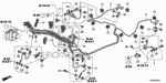 46330TA0A50 - Chassis: PIPE C, BRAKE for Honda Image