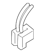 30655965 - Electrical: Low Beam Bulb Harness for Volvo: C30, C70, S40, V50, XC90 Image