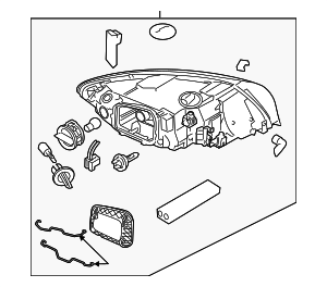 31214754 - : Headlamp Assembly for Volvo: S40, V50 Image