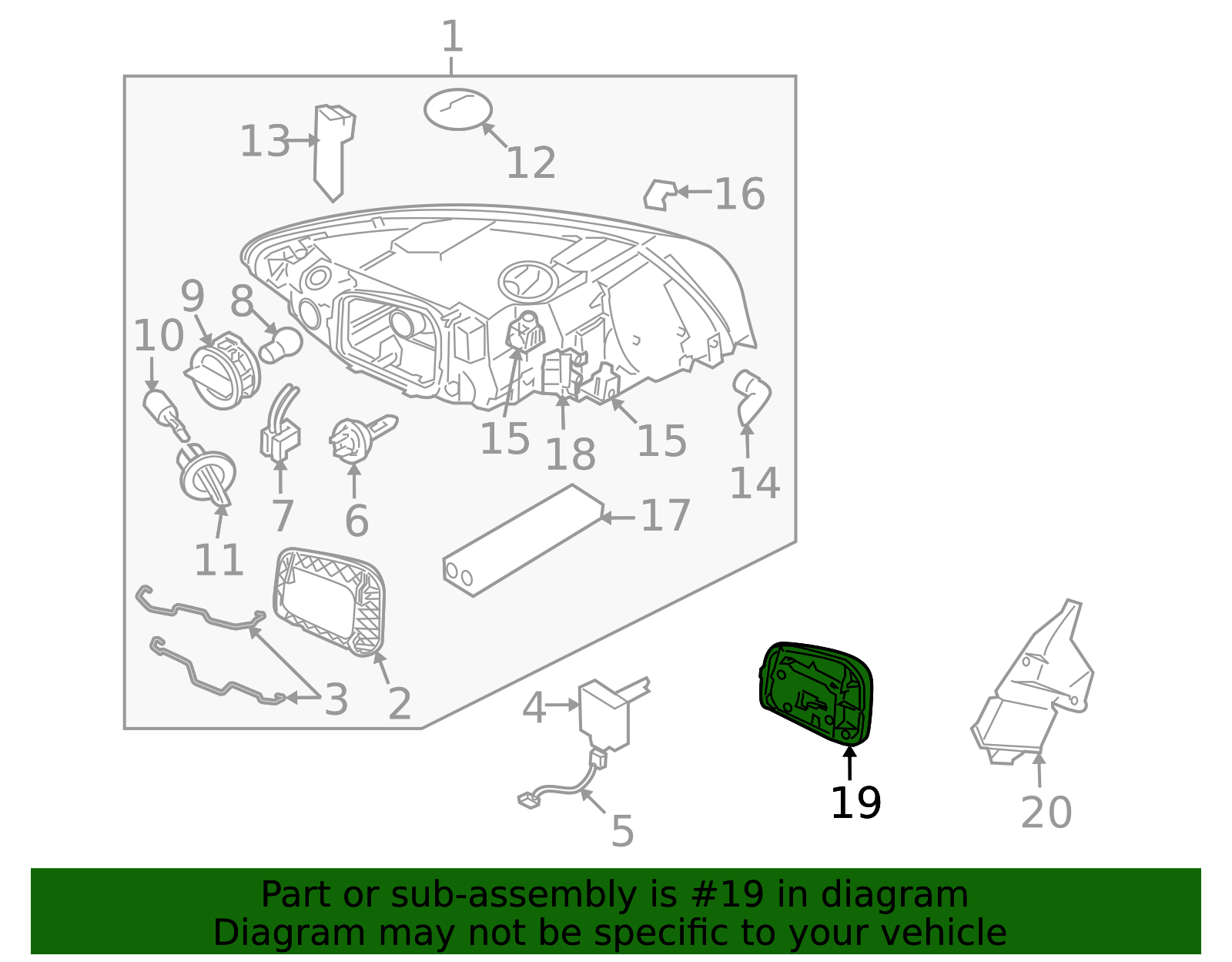 2008-2011 Volvo Control Module - Driver's Side (LH) 31214562 ...