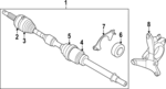 391016SA1A - : Axle Assembly for Infiniti Image