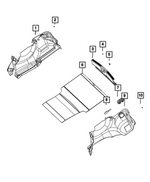 68627096AA - Interior Trim: Trunk Carpet for Mopar Image