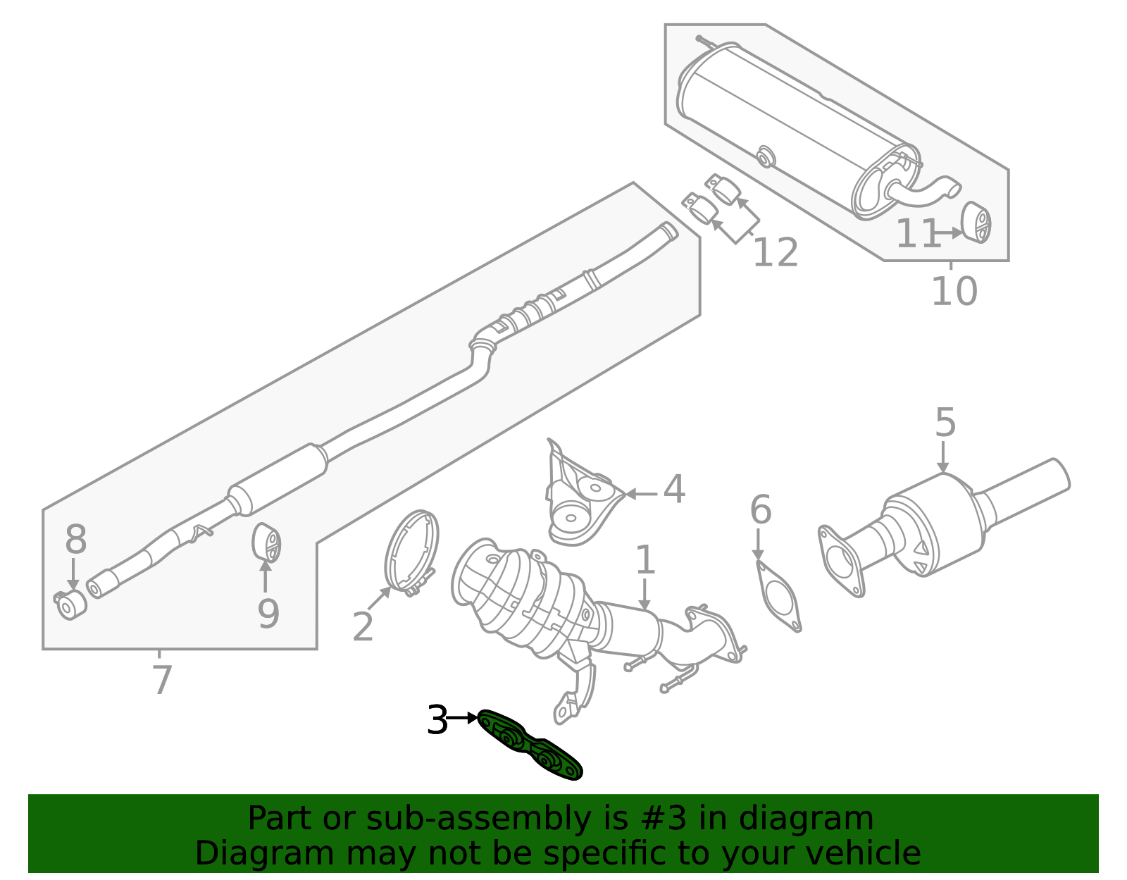 BV6Z-5K291-A - Exhaust System Hanger Bracket 2013-2026 Ford | Ford ...