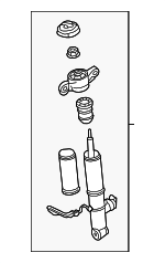 31681975 - : 2019-2023 Volvo - Shock Absorber for Volvo: S60, V60, V60 Cross Country Image