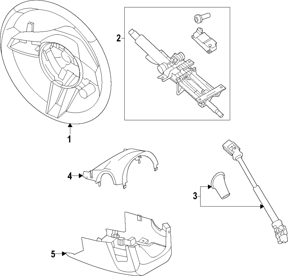 Steering Wheel - Porsche (9J1-419-091-AQ-IA6)