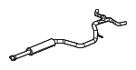 13332310 - : Exhaust Muffler for Saab: 9-5 Image