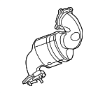 55567206 - : Converter &amp; Pipe for Saab: 9-5 Image