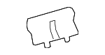 13278367 - Exhaust: Rear Muffler Clamp for Saab Image