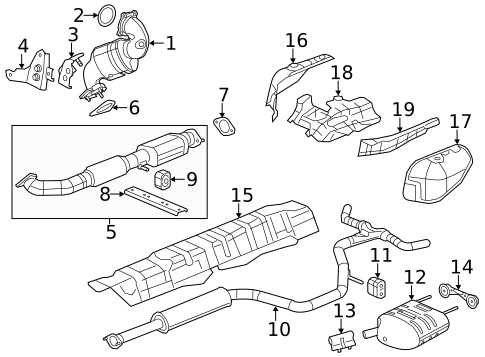 Mufflers for 2011 Saab 9-5 #0