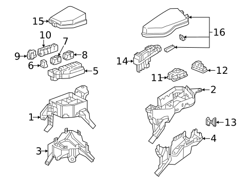 Fuse & Relay for 2024 Lexus NX350h #2