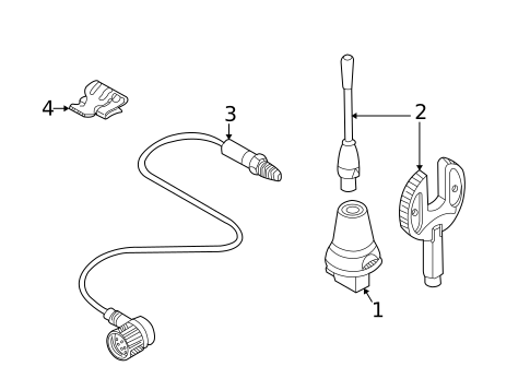 Antenna & Radio for 2004 BMW 325xi #2
