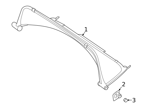 Air Deflector for 2025 Mercedes-Benz SL 55 AMG&reg; #0