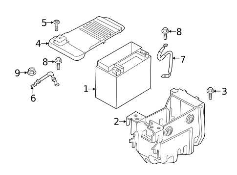 Battery for 2019 Volvo S90 #6