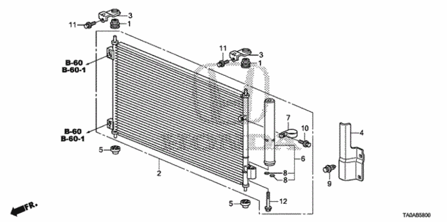 A/C Condenser for 2012 Honda Accord #0
