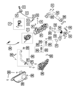 68569879AA - : Coolant Inlet Tube for Mopar Image