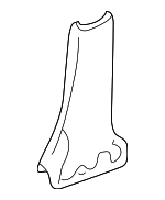 7615165D10R8J - Body: Lower Center Pillar Trim for Suzuki Image