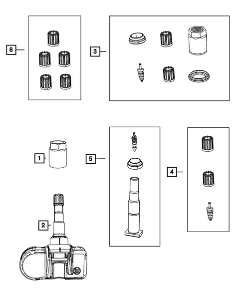 Tire Monitoring System for 2008 Jeep Grand Cherokee #0