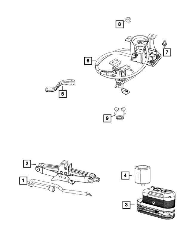 68640368AA - Wheels: Tire Compressor for Mopar Image