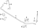 RL1Z5A772B - Suspension: Stabilizer Bar for Ford: Expedition | Lincoln: Navigator Image