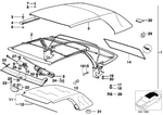 54348217197 - : Left Folding Top Lock for BMW Image