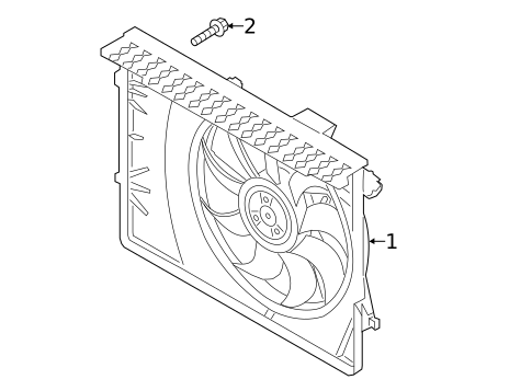 Cooling Fan for 2020 Kia Sedona #0