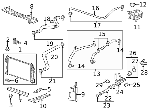 Radiators, Coolers & Related Components for 2014 Buick Regal #0