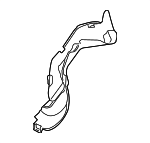 17290EB000 - Fuel System: Filler Shield for Nissan: Frontier Image